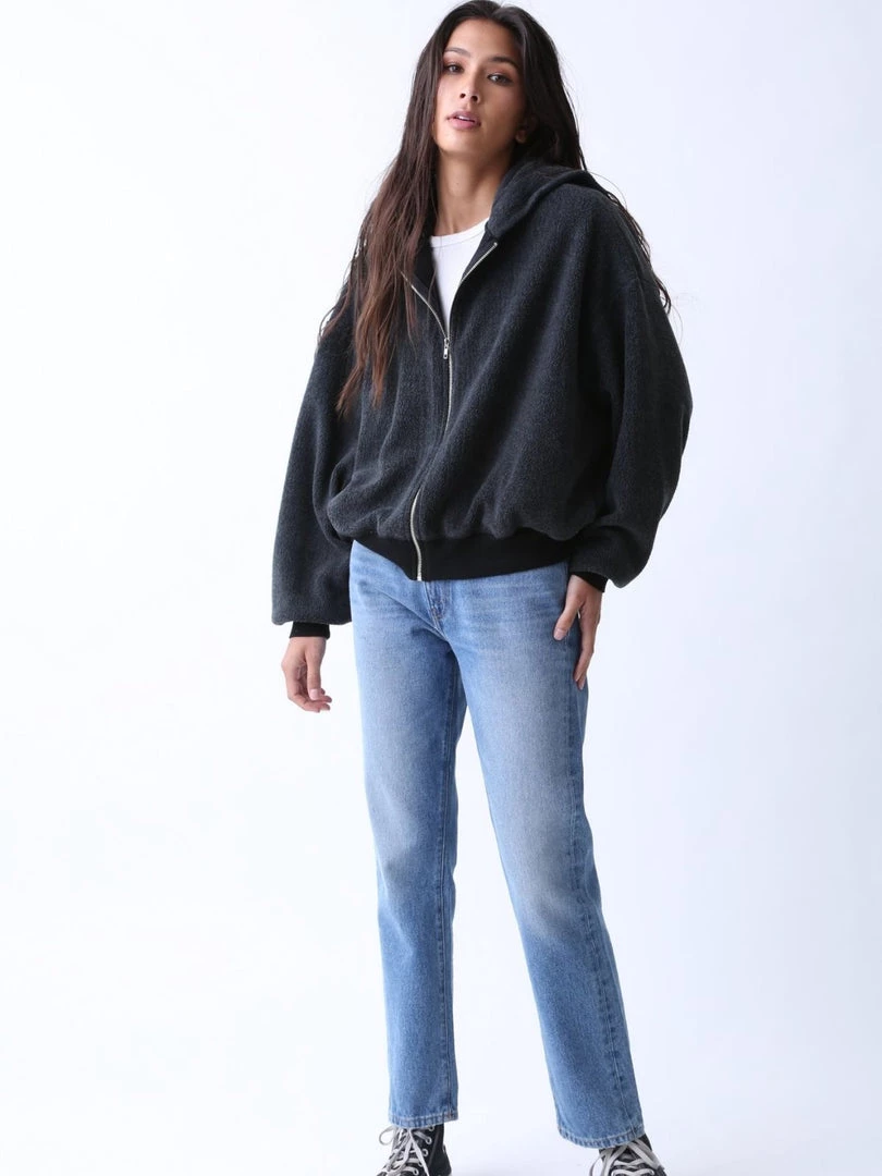 Electric & Rose Estelle Sherpa Bomber - Onyx Clothing 4 Electric & Rose Estelle Sherpa Bomber - Onyx Clothing