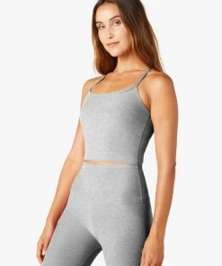 Beyond Yoga Clothing Spacedye Slim Racerback Cropped Tank - Silver Mist 9 Beyond Yoga Clothing Spacedye Slim Racerback Cropped Tank - Silver Mist