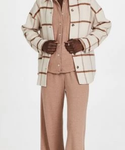 Donni Sweater Button Down - Camel