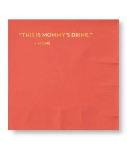 Sapling Press Mommy's Drink Cocktail Napkins