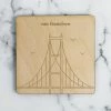 Neighborwoods San Francisco, Golden Gate Bridge Coaster Accessories