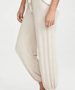 Eberjey Elon Cropped Pant - Oatmeal