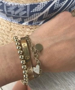 Alexa Leigh 6 MM Gold Ball Bracelet Accessories