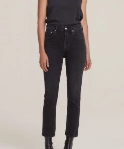 Agolde Riley High Rise Straight Crop - Panoramic Clothing