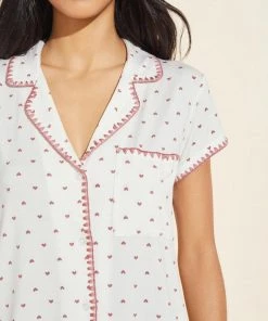 Eberjey Frida Printed Modal Short PJ Set Clothing