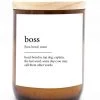 The Commonfolk Boss Dictionary Candle Home & Gift