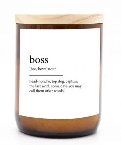 The Commonfolk Boss Dictionary Candle Home & Gift