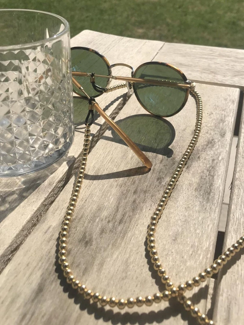 Alexa Leigh Accessories 5MM Gold Ball Sunglass Chain 4 Alexa Leigh Accessories 5MM Gold Ball Sunglass Chain