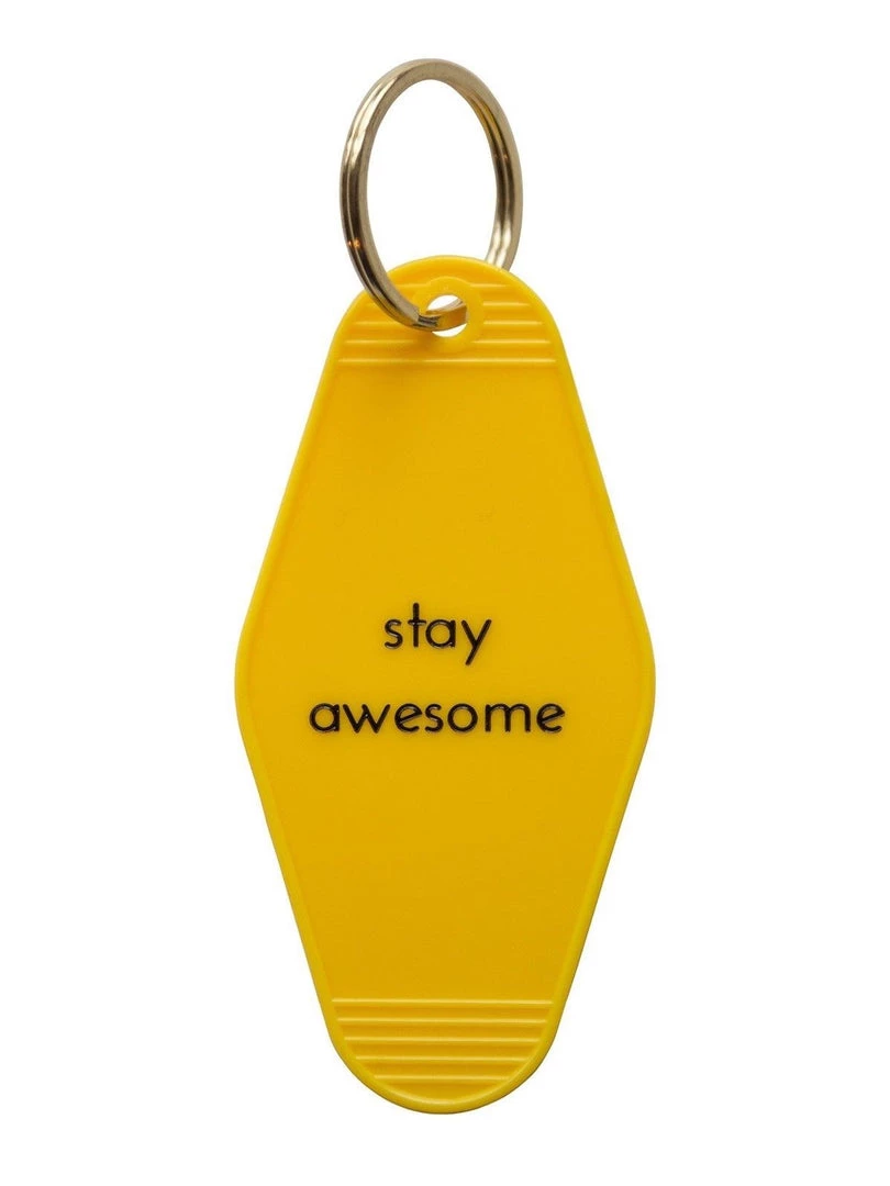 He Said, She Said Stay Awesome Motel Keychain Home & Gift 3 He Said, She Said Stay Awesome Motel Keychain Home & Gift