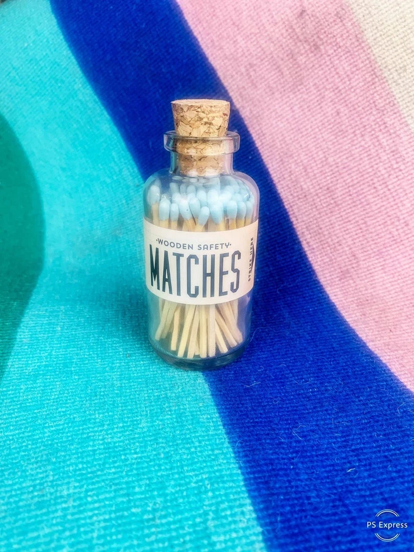 Made Market Co Mini Matches - Powder Blue 4 Made Market Co Mini Matches - Powder Blue