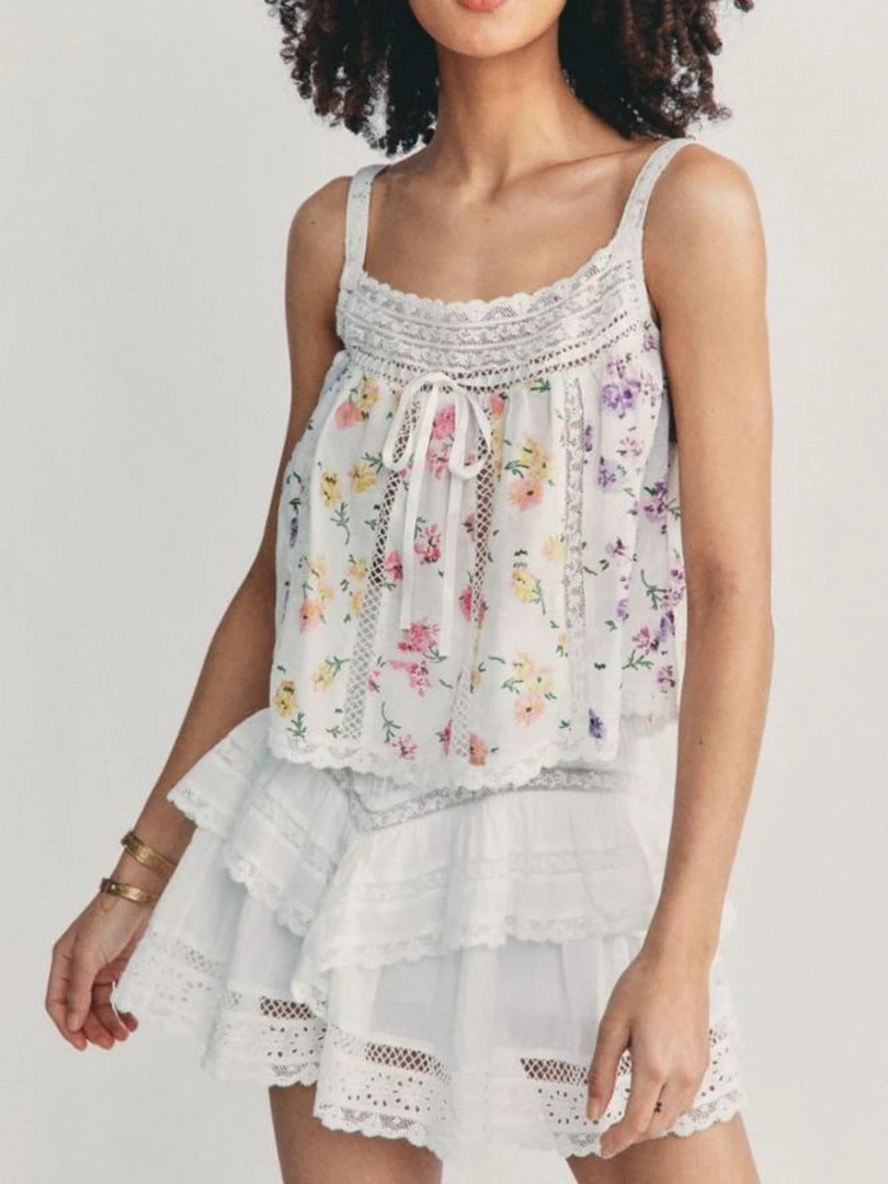 LoveShackFancy Clothing Aston Cami - Fruit Bliss 3 LoveShackFancy Clothing Aston Cami - Fruit Bliss