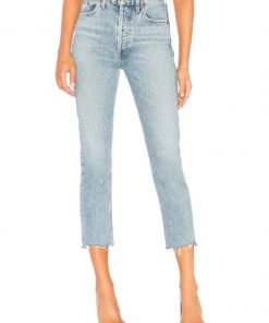 Agolde Riley High Rise Straight Crop - Zephyr Clothing