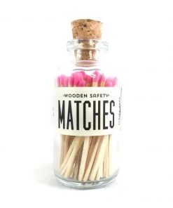 Made Market Co Home & Gift Mini Matches - Pink