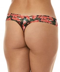 Hanky Panky Low Rise Thong - Pretty Poppies Clothing