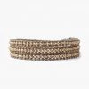Chan Luu Wrap Bracelet Gold Pearl Accessories