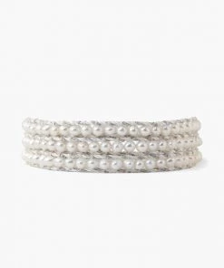 Chan Luu Wrap Bracelet White Pearl
