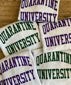 Lovebirds Originals Quarantine University Crewneck - Purple 7 Lovebirds Originals Quarantine University Crewneck - Purple
