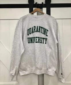 Lovebirds Originals Quarantine University Crewneck - Green