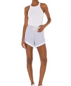 LNA Rolled Logo Short - Grey Clothing