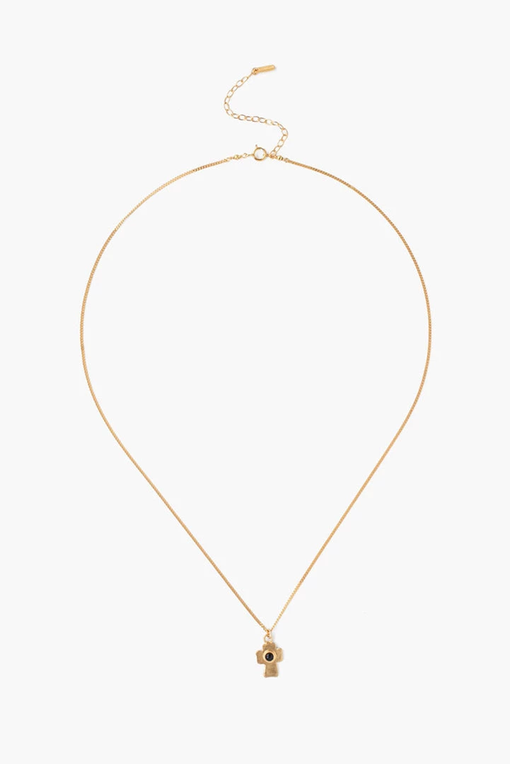 Chan Luu Accessories Onyx Cross Necklace 3 Chan Luu Accessories Onyx Cross Necklace