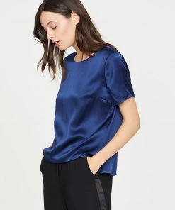 Amanda Uprichard Clothing Montgomery Top - Navy