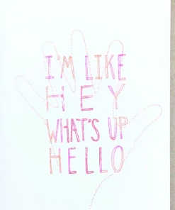 The Great Lakes Goods Hey What's Up Card