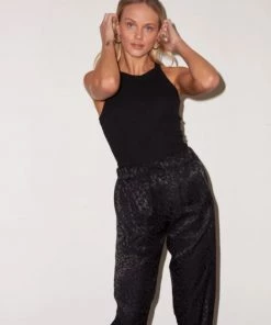 LNA Ribbed Dylan Tank - Black