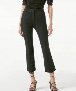 Frame Le Crop Mini Boot Trouser Noir