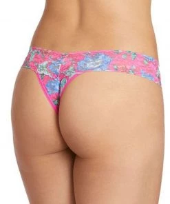 Hanky Panky Clothing Low Rise Thong - Electric Garden 5 Hanky Panky Clothing Low Rise Thong - Electric Garden