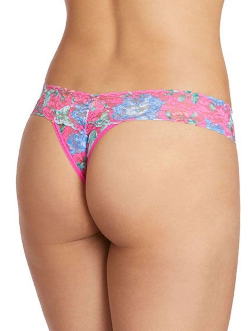 Hanky Panky Clothing Low Rise Thong - Electric Garden 4 Hanky Panky Clothing Low Rise Thong - Electric Garden