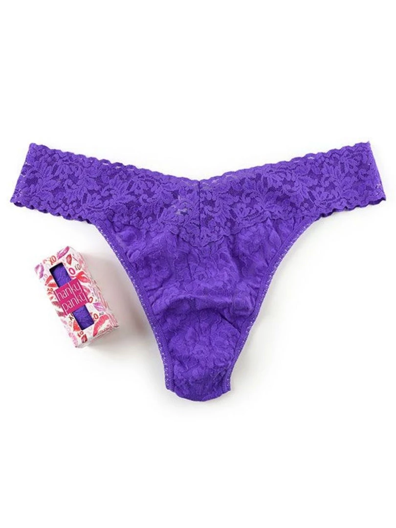Hanky Panky Occasions Box Low Rise Thong XOXO 4 Hanky Panky Occasions Box Low Rise Thong XOXO