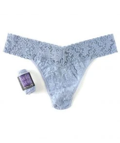 Hanky Panky Low Rise Thong - Grey Mist