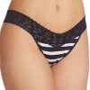 Hanky Panky Original Rise Thong - Stripe Jersey Navy/White 1 Hanky Panky Original Rise Thong - Stripe Jersey Navy/White