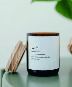 The Commonfolk Wife Dictionary Candle - Palm Desert Home & Gift