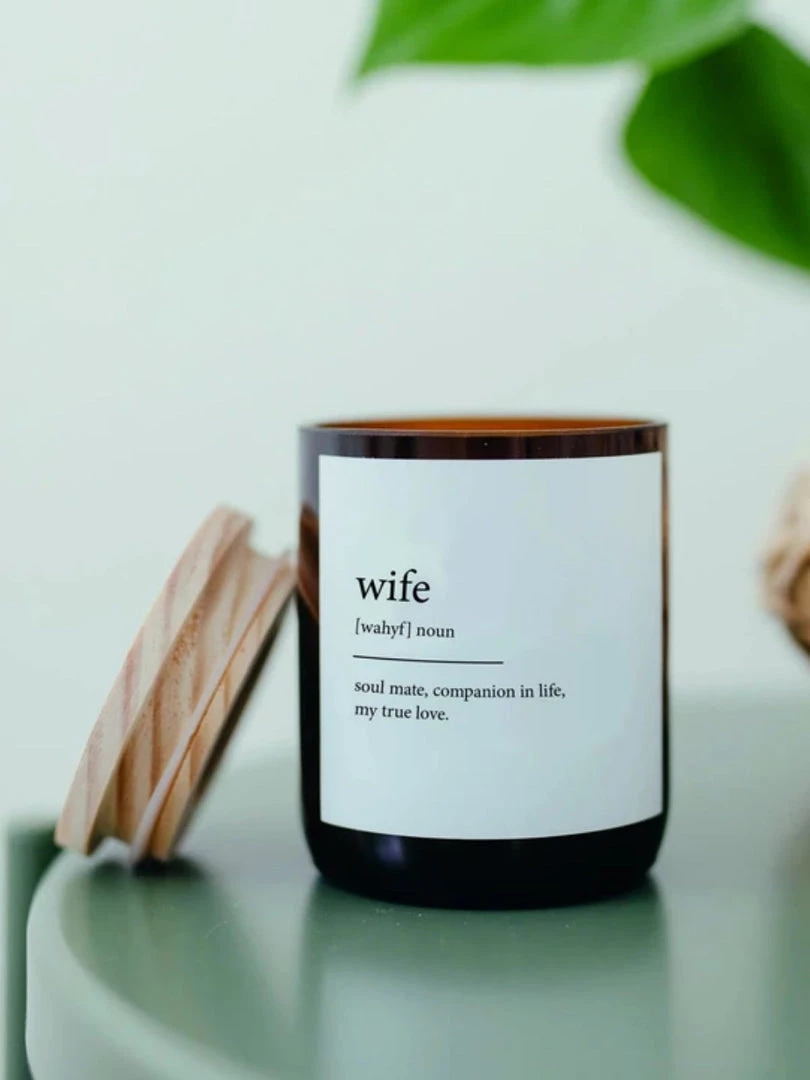 The Commonfolk Wife Dictionary Candle - Palm Desert Home & Gift 3 The Commonfolk Wife Dictionary Candle - Palm Desert Home & Gift