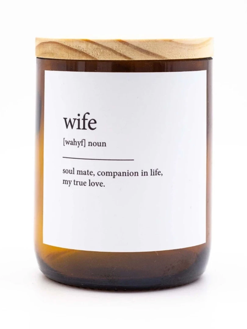 The Commonfolk Wife Dictionary Candle - Palm Desert Home & Gift 4 The Commonfolk Wife Dictionary Candle - Palm Desert Home & Gift