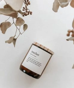 The Commonfolk Home & Gift Teacher Dictionary Candle - Hudson Valley