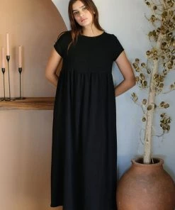 Rachel Pally Clothing Linen Esme Dress - Black