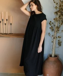 Rachel Pally Clothing Linen Esme Dress - Black