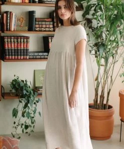 Rachel Pally Linen Esme Dress - Natural