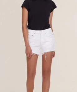 Agolde Parker Vintage Cut Off Short - Platinum