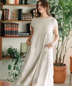 Rachel Pally Linen Esme Dress - Natural 7 Rachel Pally Linen Esme Dress - Natural