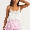 LoveShackFancy Clothing Aston Cami - White