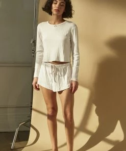 AMO Lounge Short - Off White 7 AMO Lounge Short - Off White