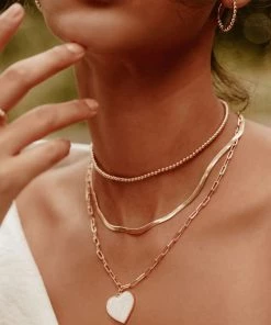 Alexa Leigh Accessories Snake Layering Chain - 14"-16"