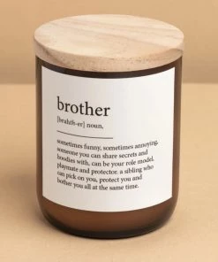 The Commonfolk Home & Gift Brother Dictionary Candle - India