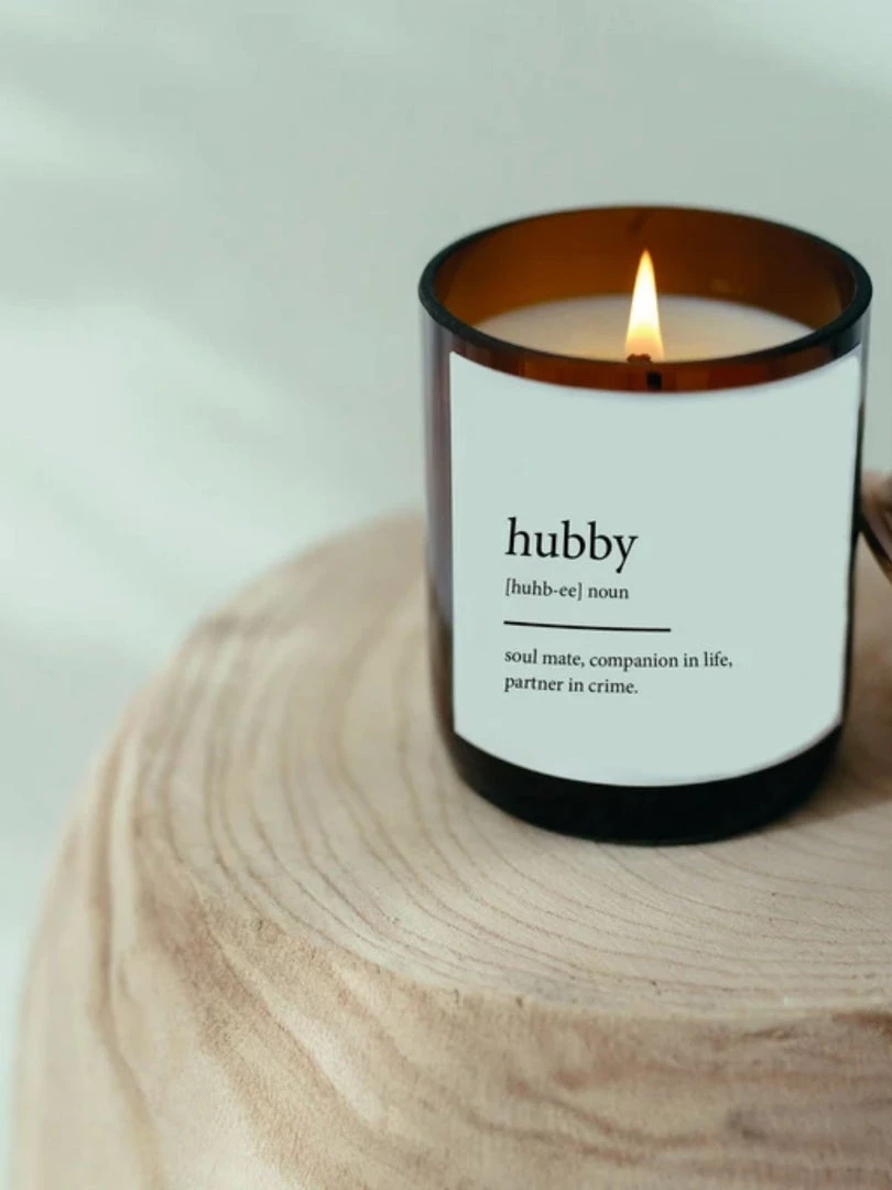 The Commonfolk Hubby Dictionary Candle - India 4 The Commonfolk Hubby Dictionary Candle - India