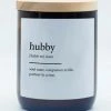 The Commonfolk Hubby Dictionary Candle - India