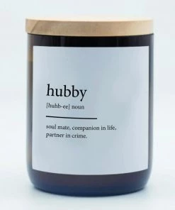 The Commonfolk Hubby Dictionary Candle - India