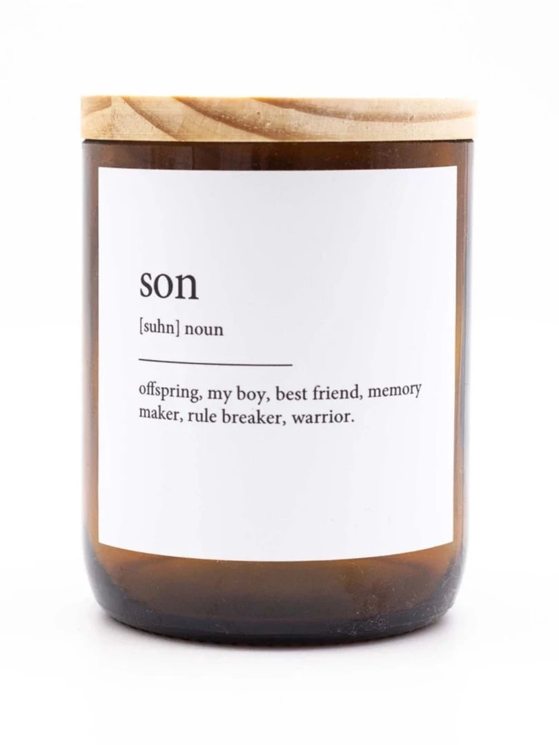 The Commonfolk Son Dictionary Candle - India 3 The Commonfolk Son Dictionary Candle - India